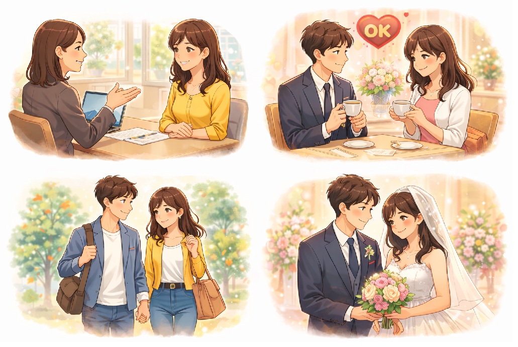 結婚相談所のメリットとは？