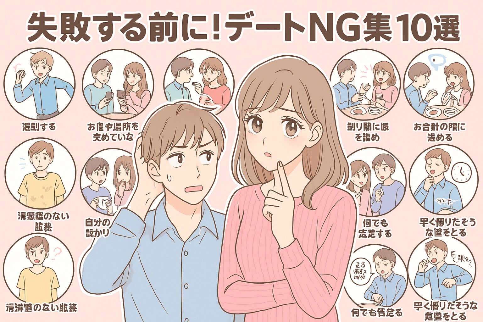 初デートで引かれたNG行動10選「MoveOn.Bridal」