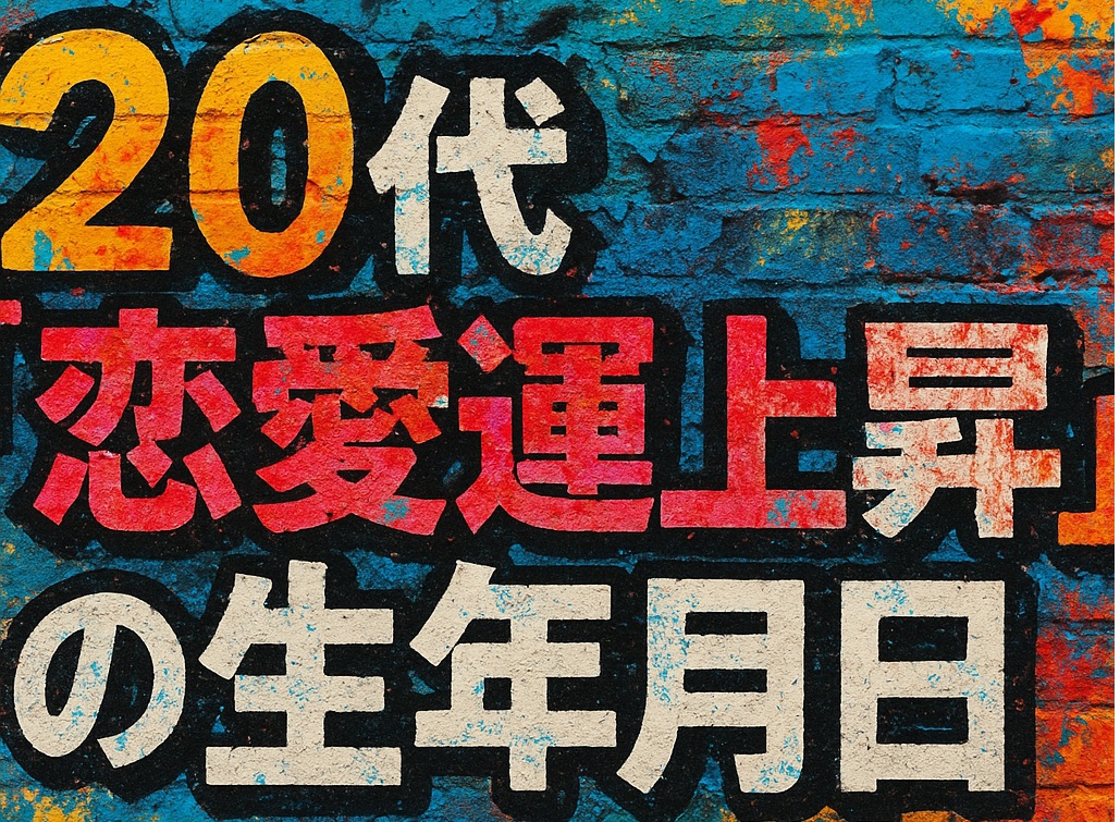 【2025年版】恋愛運が最も高まる20代の生年月日一覧｜相性の良い日＆運命の相手まで完全解説！