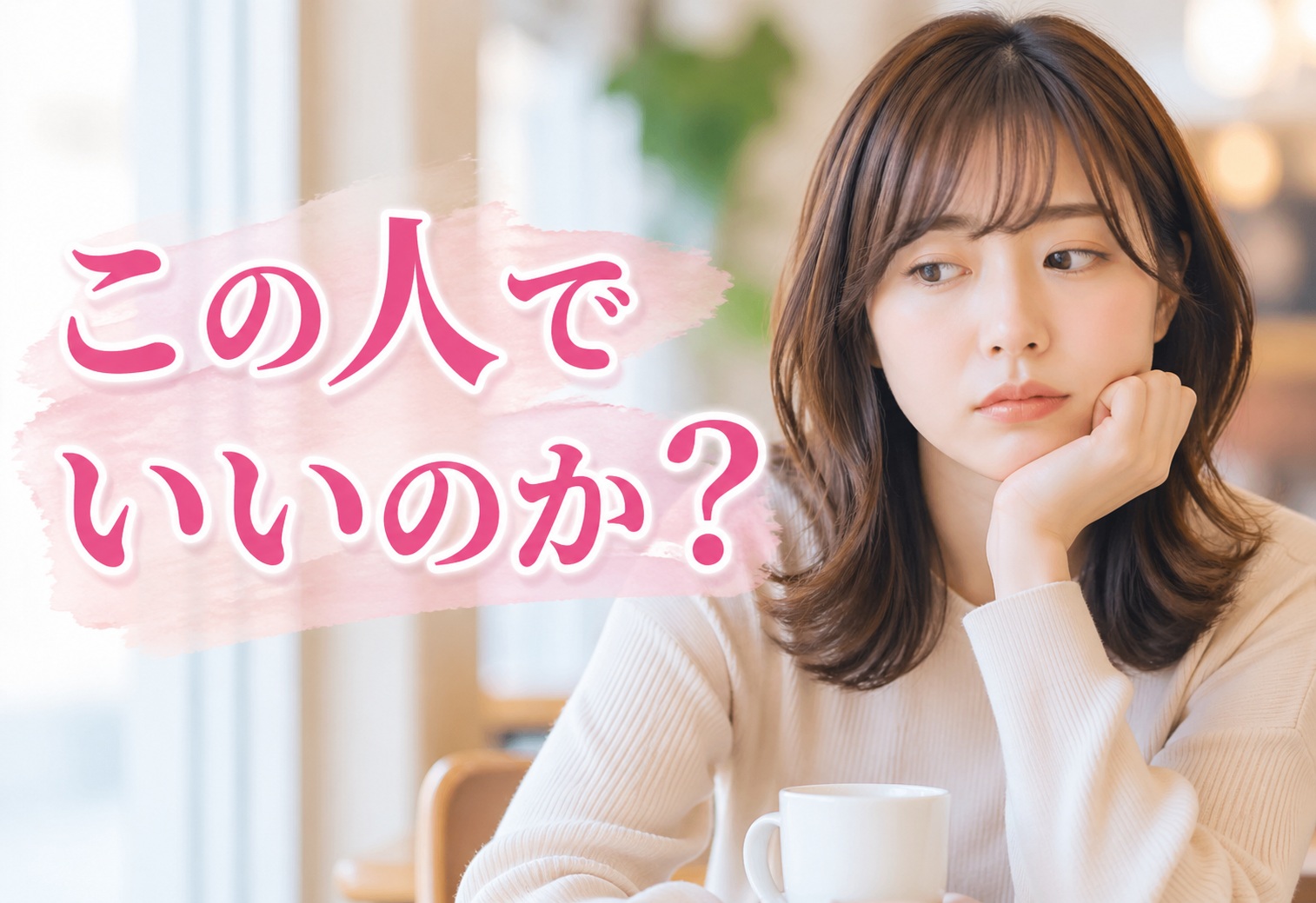 「この人でいいのか」で止まる人へ｜決断回避タイプの婚活が長引く理由