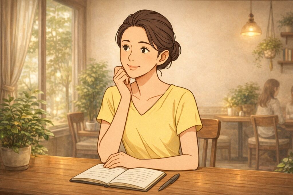 婚活でいい人止まりから抜け出すために自分の気持ちを表現する女性のイメージ