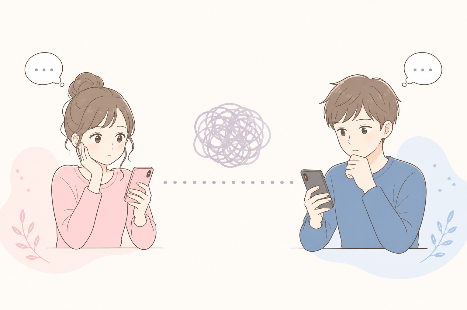 LINEで距離感が縮まらない婚活