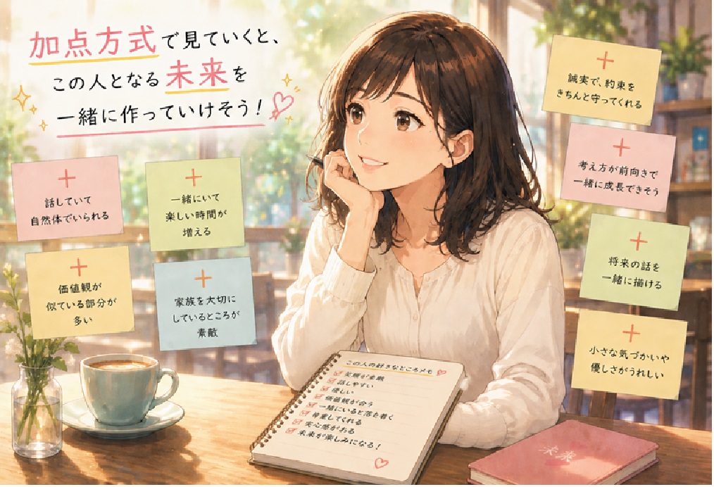 婚活の加点方式とは？減点ばかりで疲れる人が見落としている視点