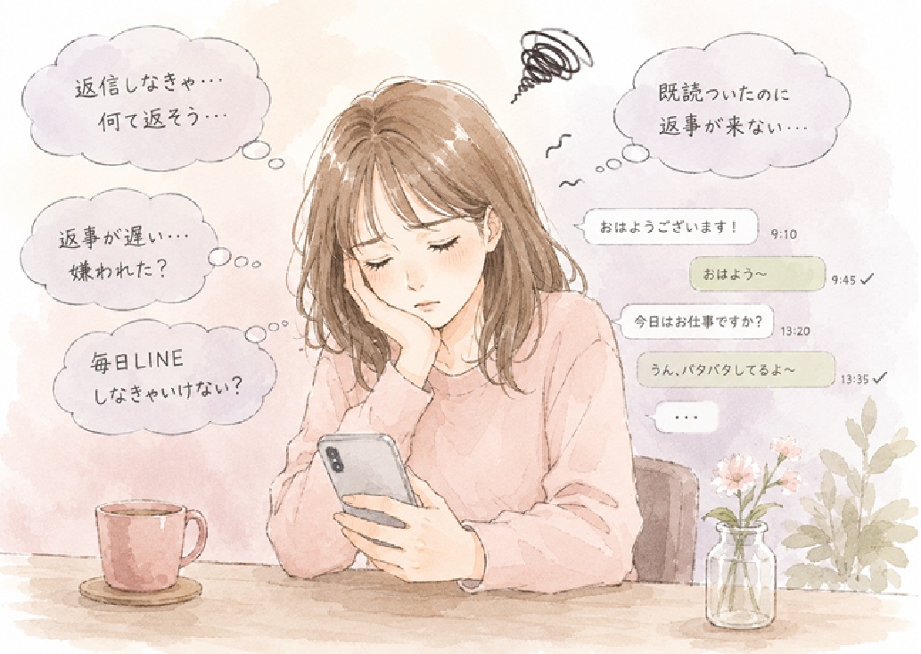 婚活LINEに疲れたら｜仮交際の距離感がしんどくなる理由