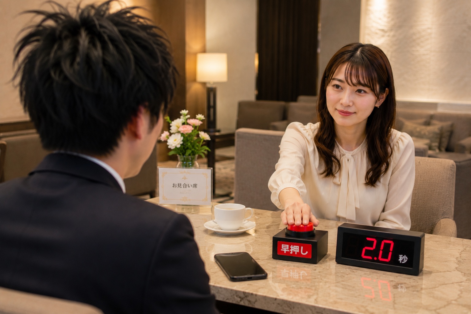 婚活で感じる第一印象の違和感イメージ
