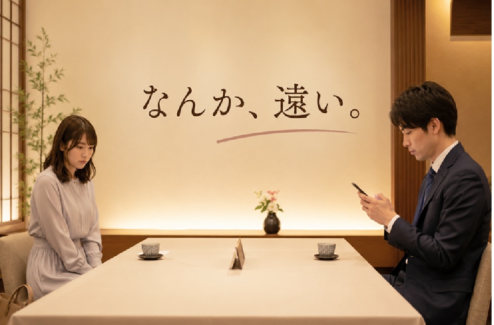 初デートでスマホを見た瞬間、空気が変わることがある