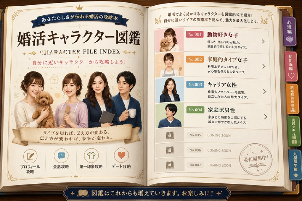 婚活キャラクター図鑑
