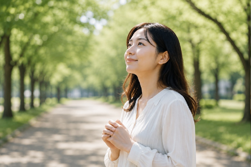 悩みが解消していくイメージ