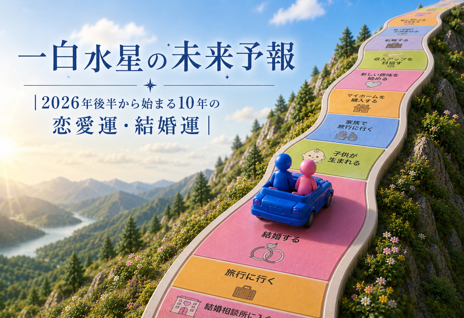 一白水星の未来予報｜2026年後半から始まる10年の恋愛運・結婚運