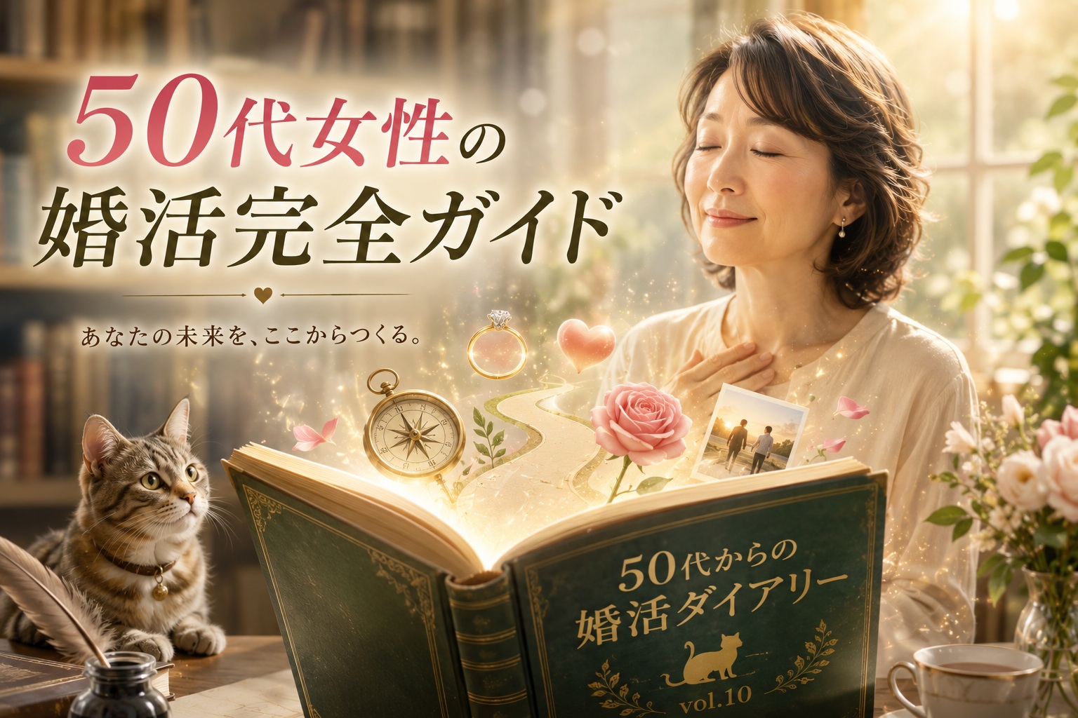 50代女性の婚活完全ガイド｜始め方から結婚相談所・成婚まで仲人が徹底解説