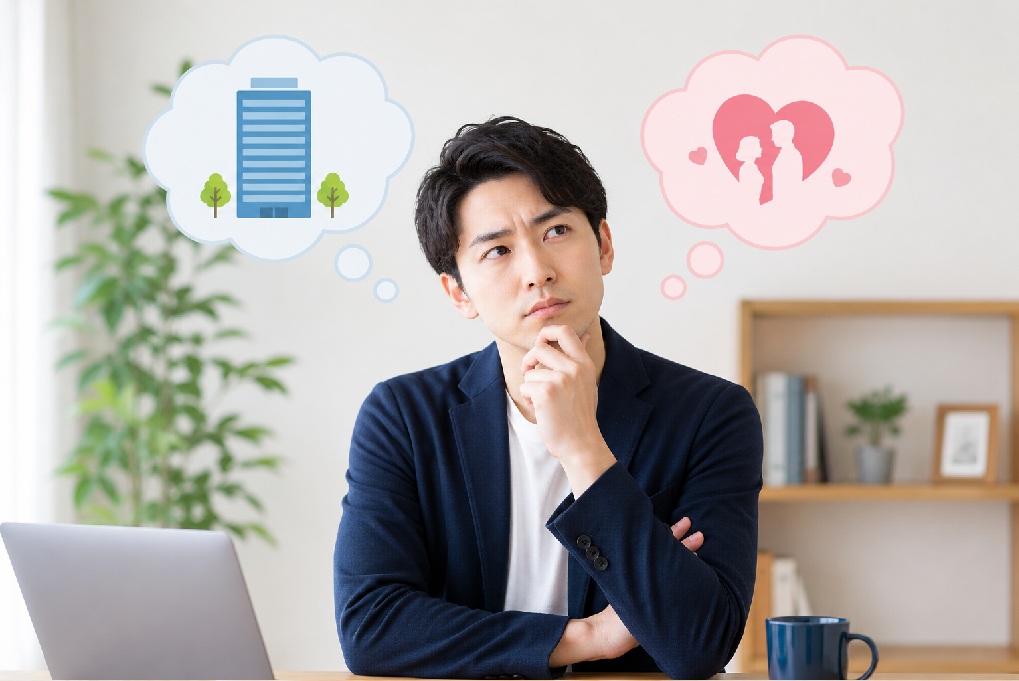 婚活のために転職するのはアリかナシかを考える女性