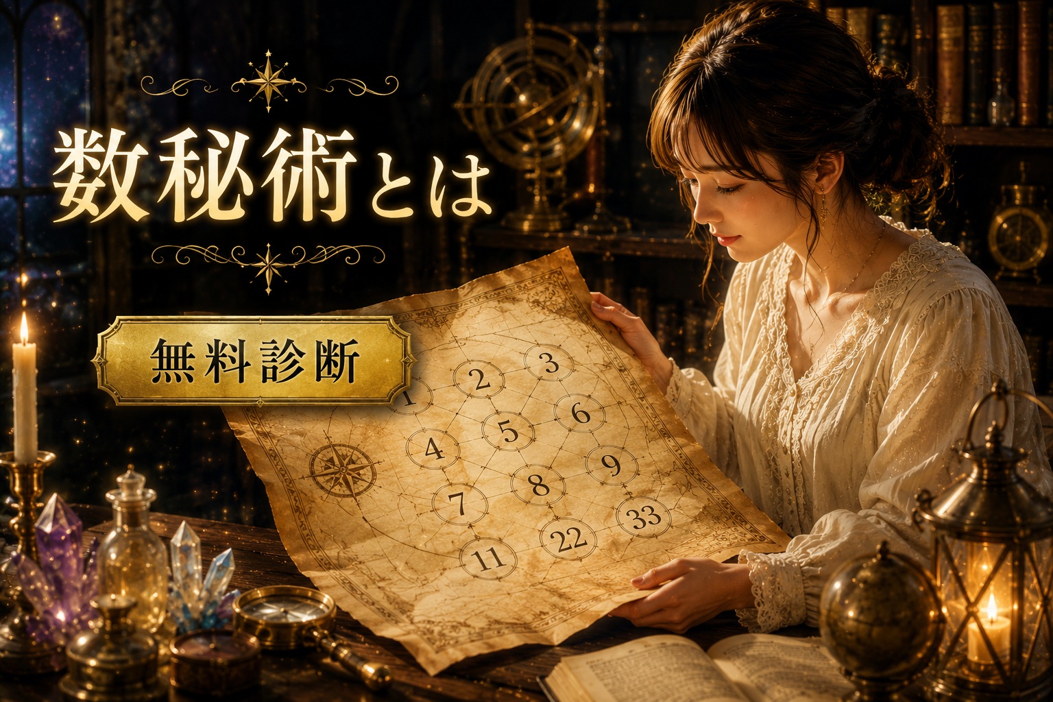 数秘術とは？生年月日でわかる過去数・現在数・未来数｜年代別の性格・恋愛傾向