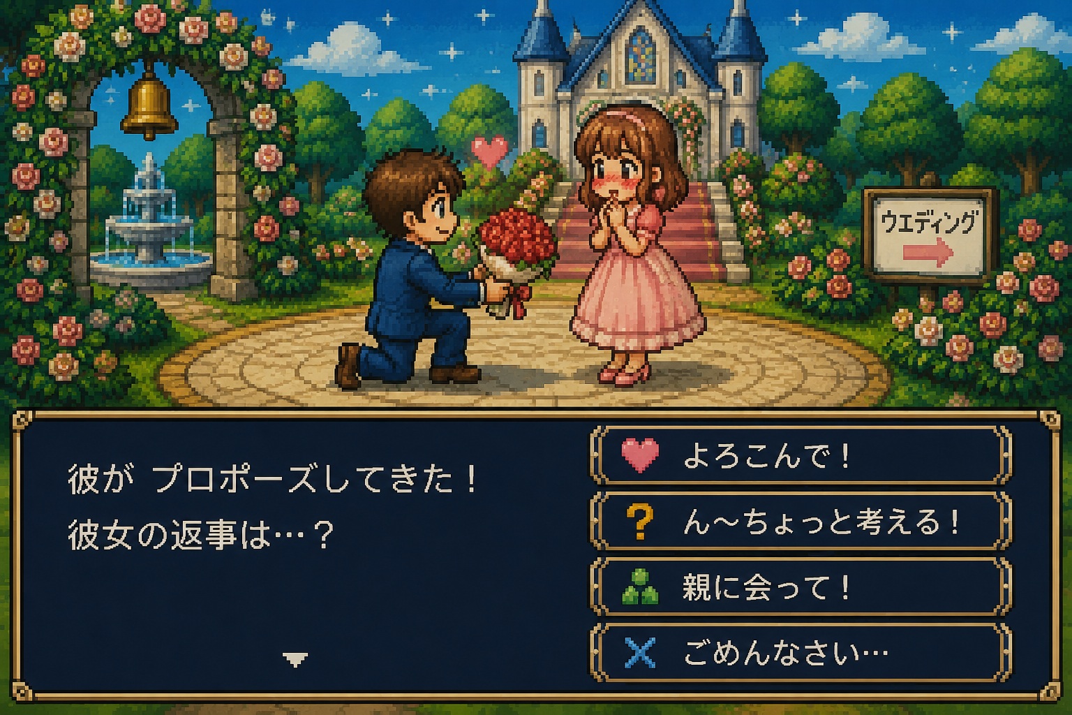 RPG風プロポーズイベント