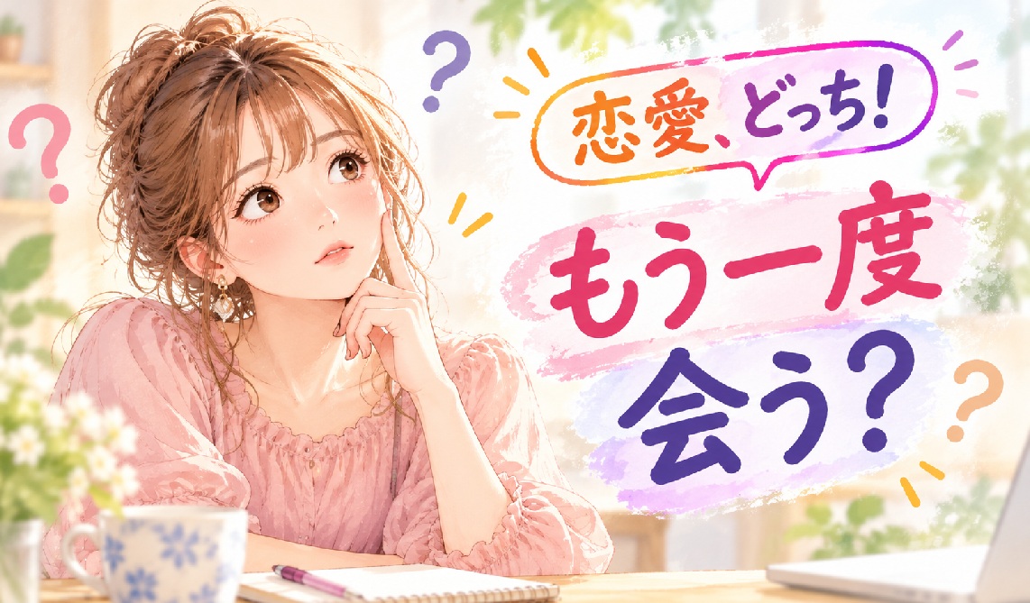 初デートのあと、もう一度会う？｜2回目・3回目で変わる気持ち「恋愛、どっち！」